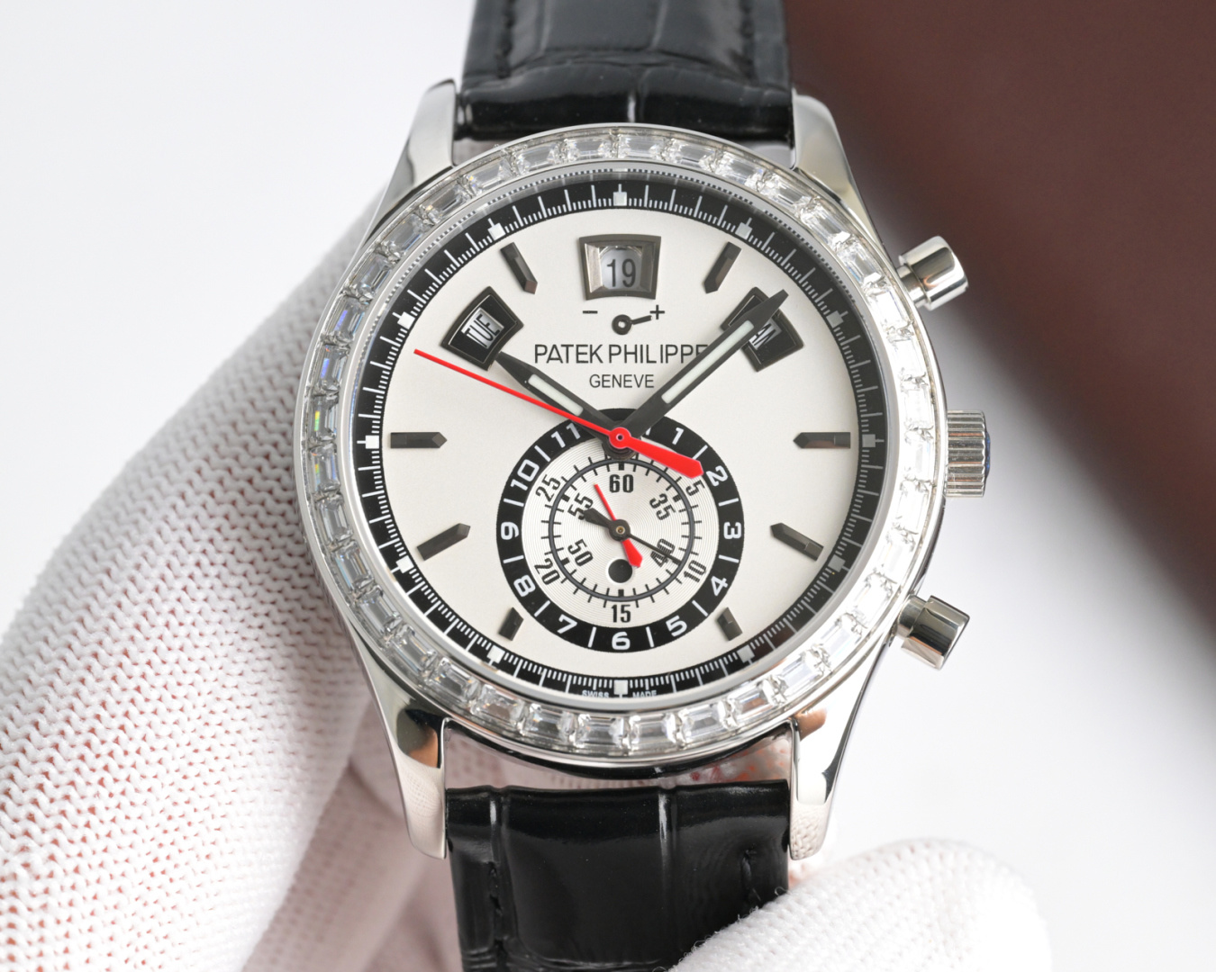 Luxury Super Clone 5961P-001 Platinum White Dial Watch