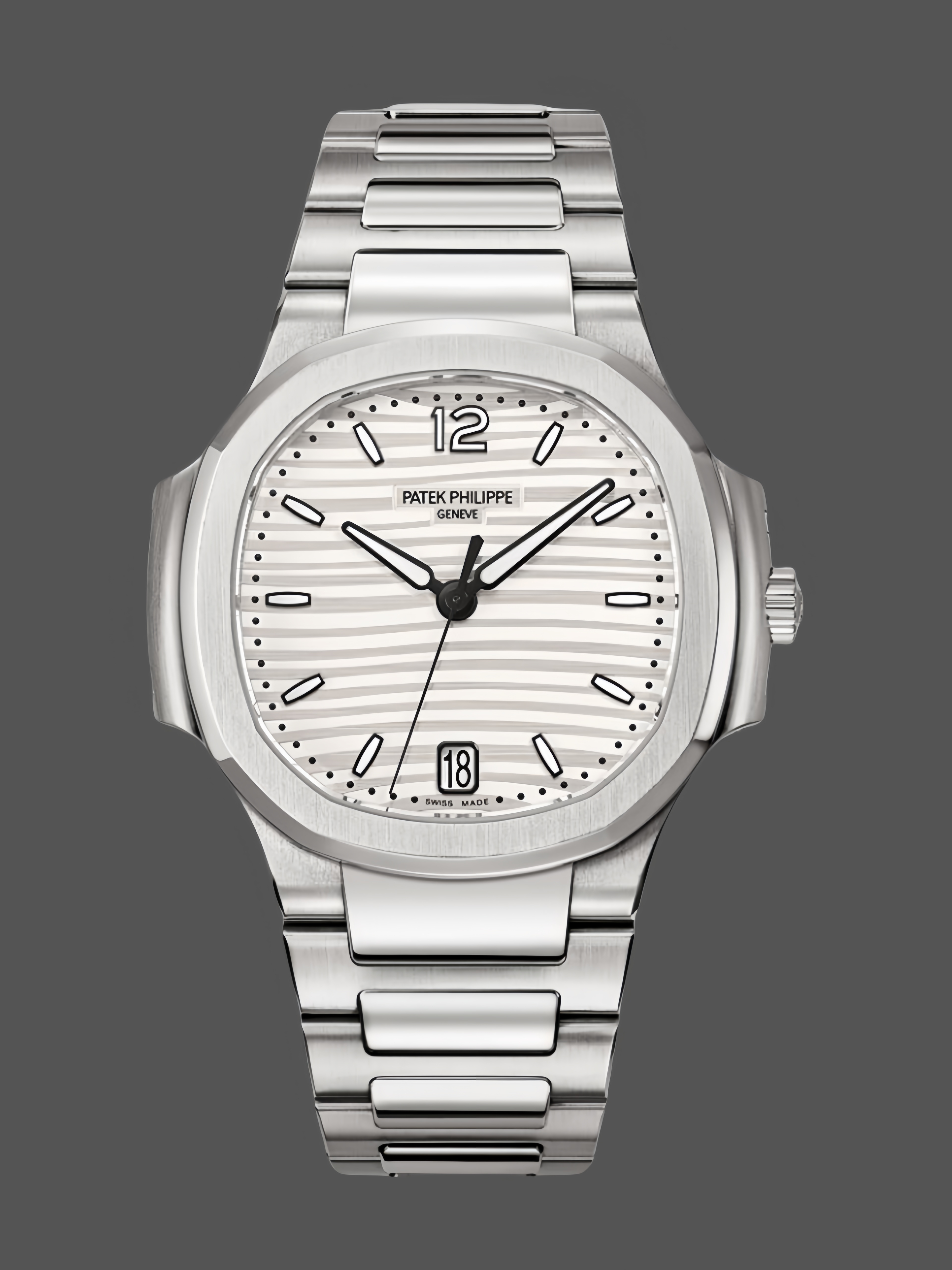 Nautilus 7118 1A 010 Super Clone Silver White Dial Ladies Watch
