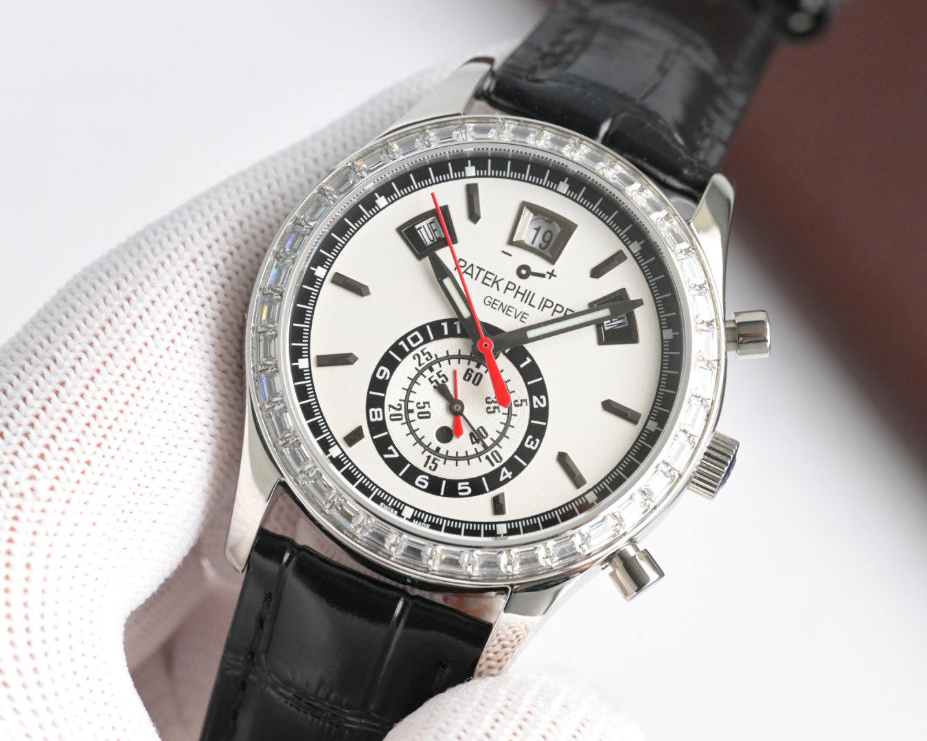 Luxury Super Clone 5961P-001 Platinum White Dial Watch
