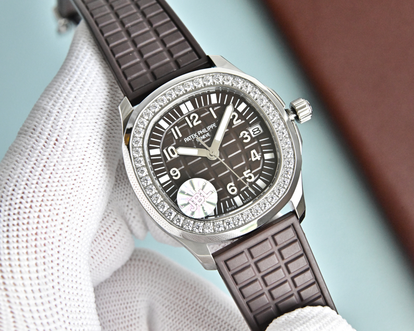 5067A Watch Super Clone: Diamond-Set Bezel & Brown Guilloché Dial