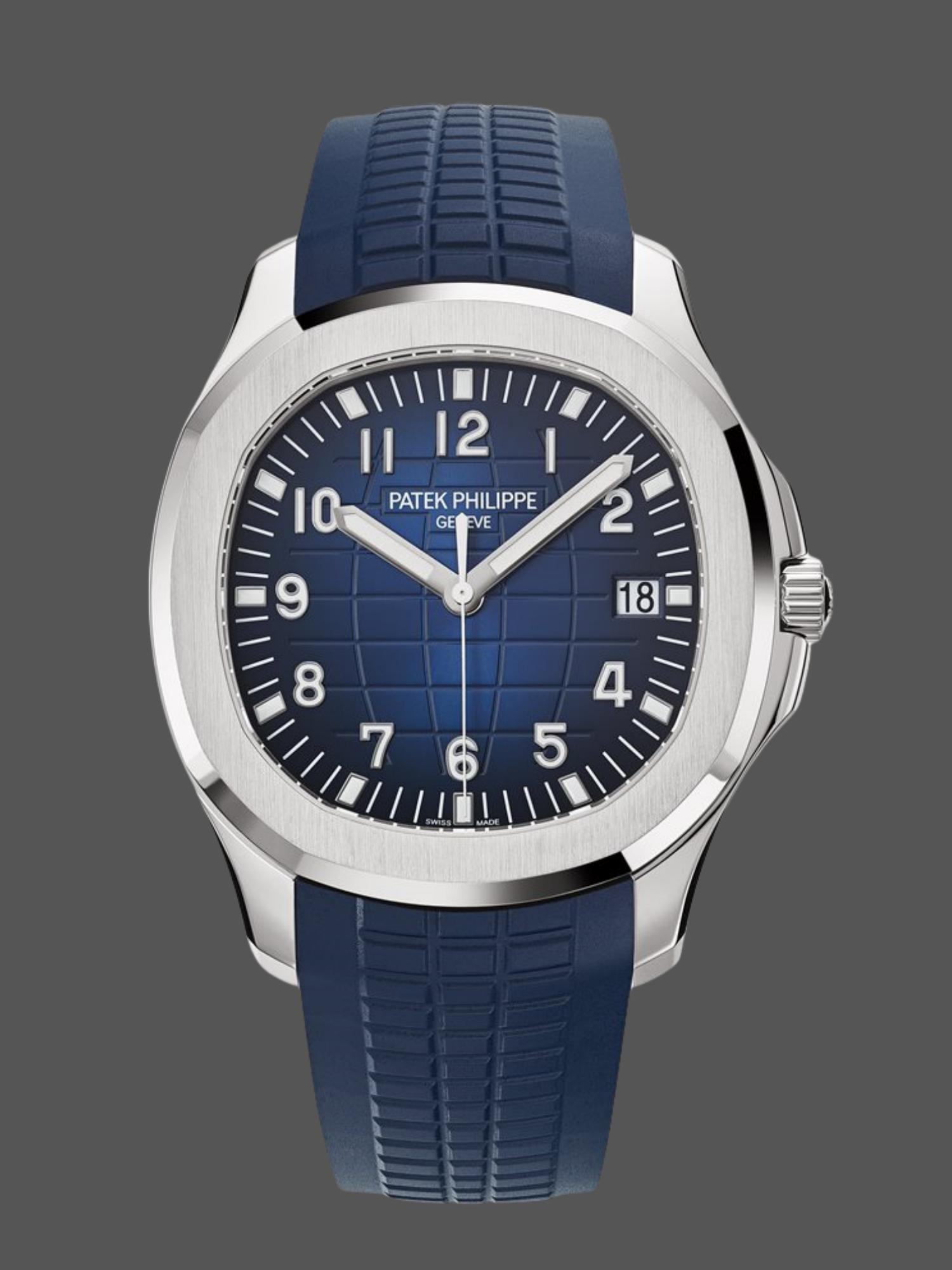 40MM Blue Dial Silver‑Tone Stainless Steel Slim Sports‑Luxury Timepiece for Men