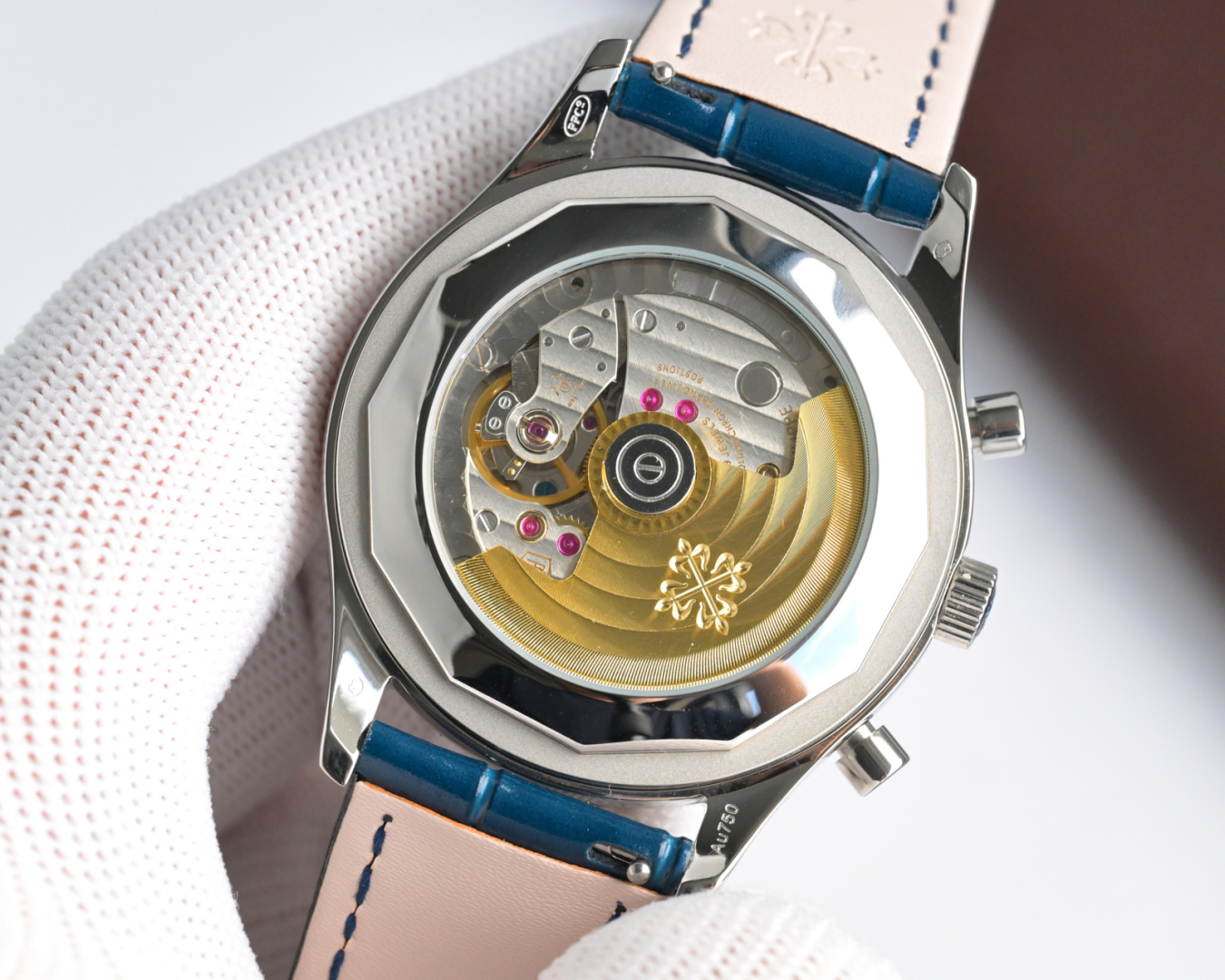 Luxury Super Clone 5905P Platinum Blue Dial Watch