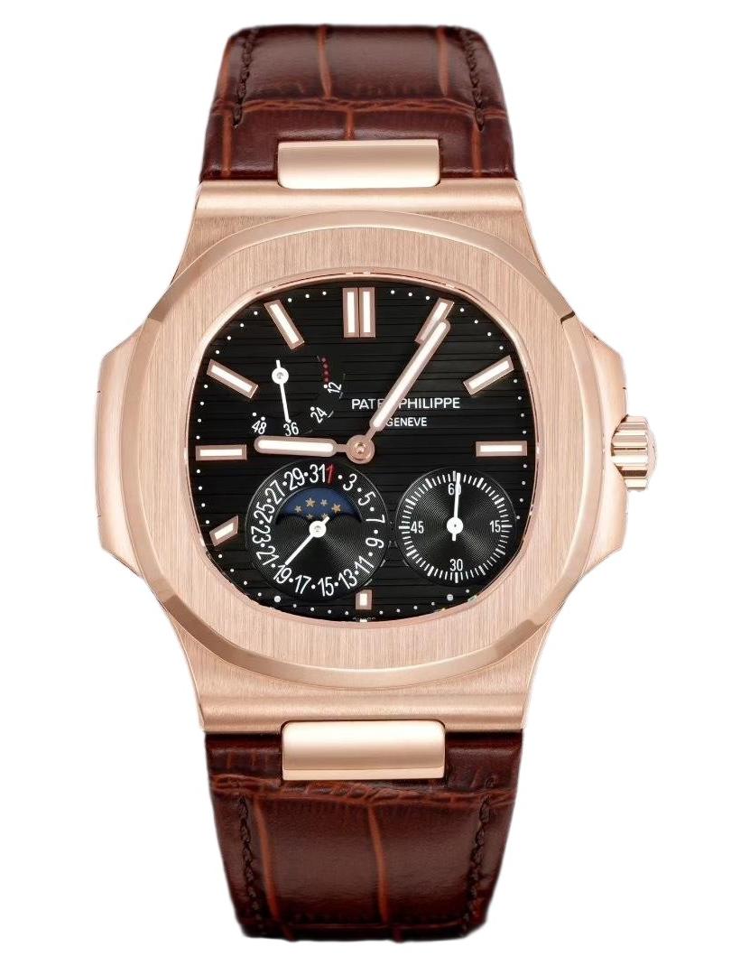 5712R-001 Inspired Super Clone: Rose Gold Nautilus-Style Complication