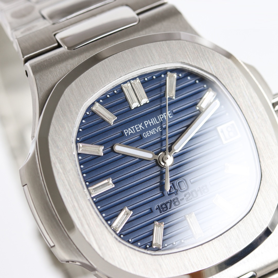 5711/1A-016 Super Clone | 40th Anniversary Blue Dial with Diamonds