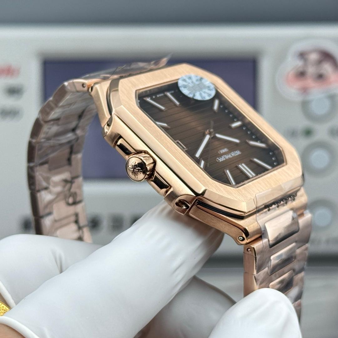 Square Nautilus-inspired 5821 Rose Gold Super Clone