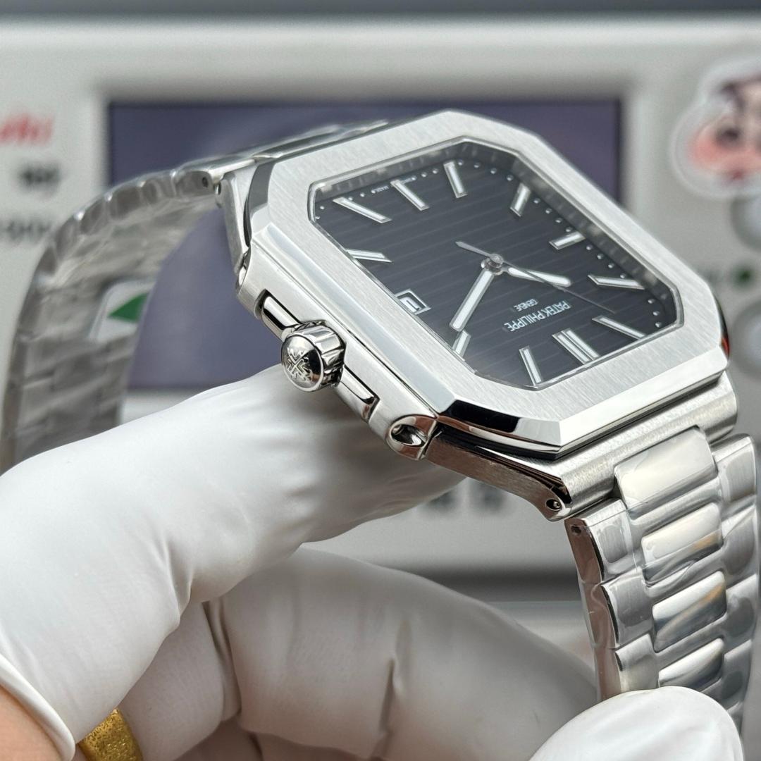 Square Nautilus-inspired 5821 Navy Dial Full Steel Super Clone