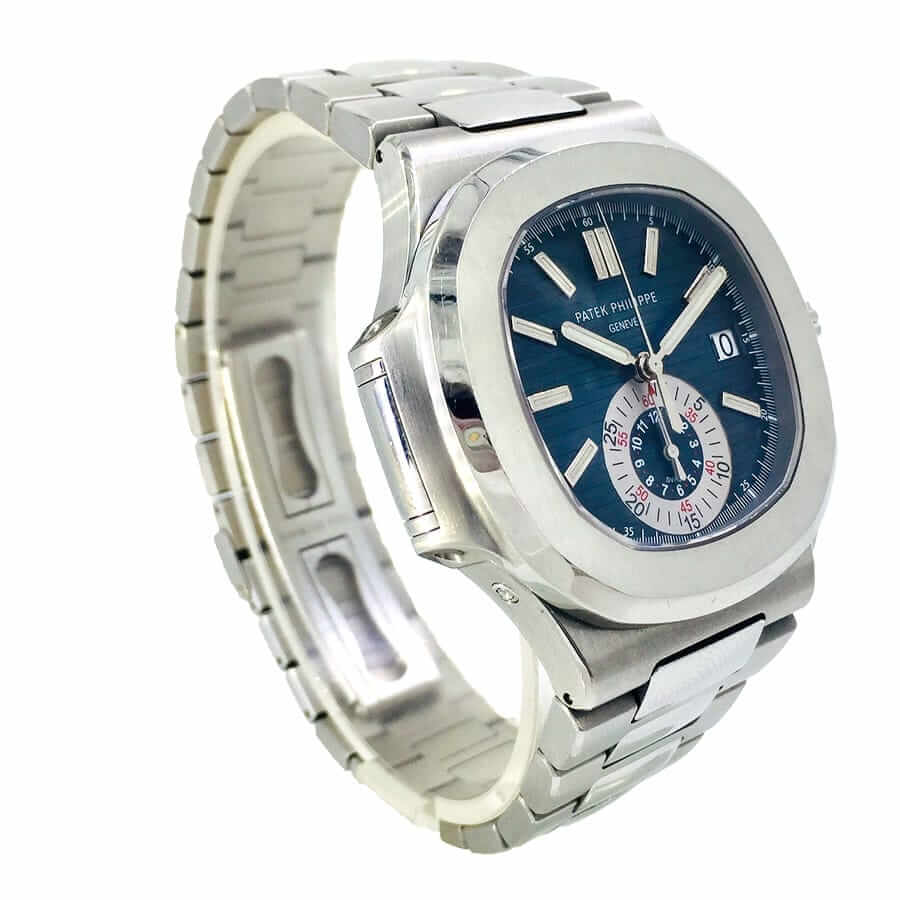 5980‑1A‑001 Super Clone 40MM Black Dial 904L Steel Chronograph Mens Watch