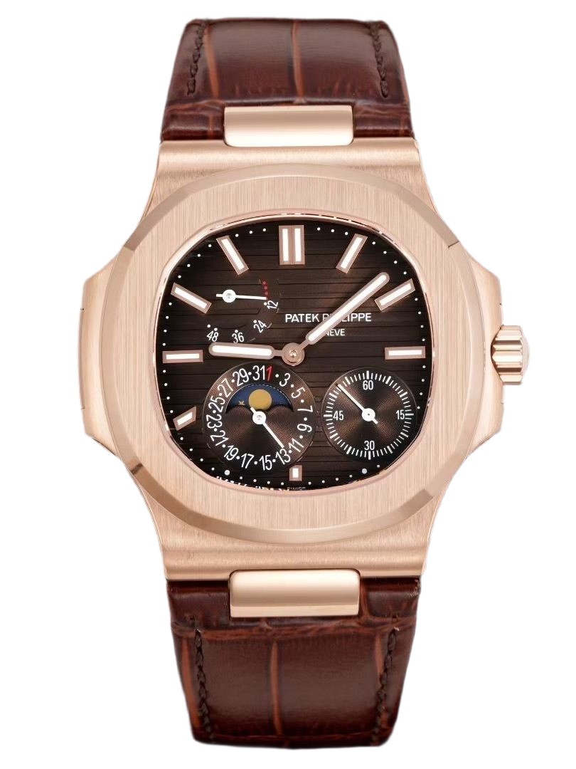Elegant Nautilus-Inspired 5712GR Super Clone Watch with Moon Phase