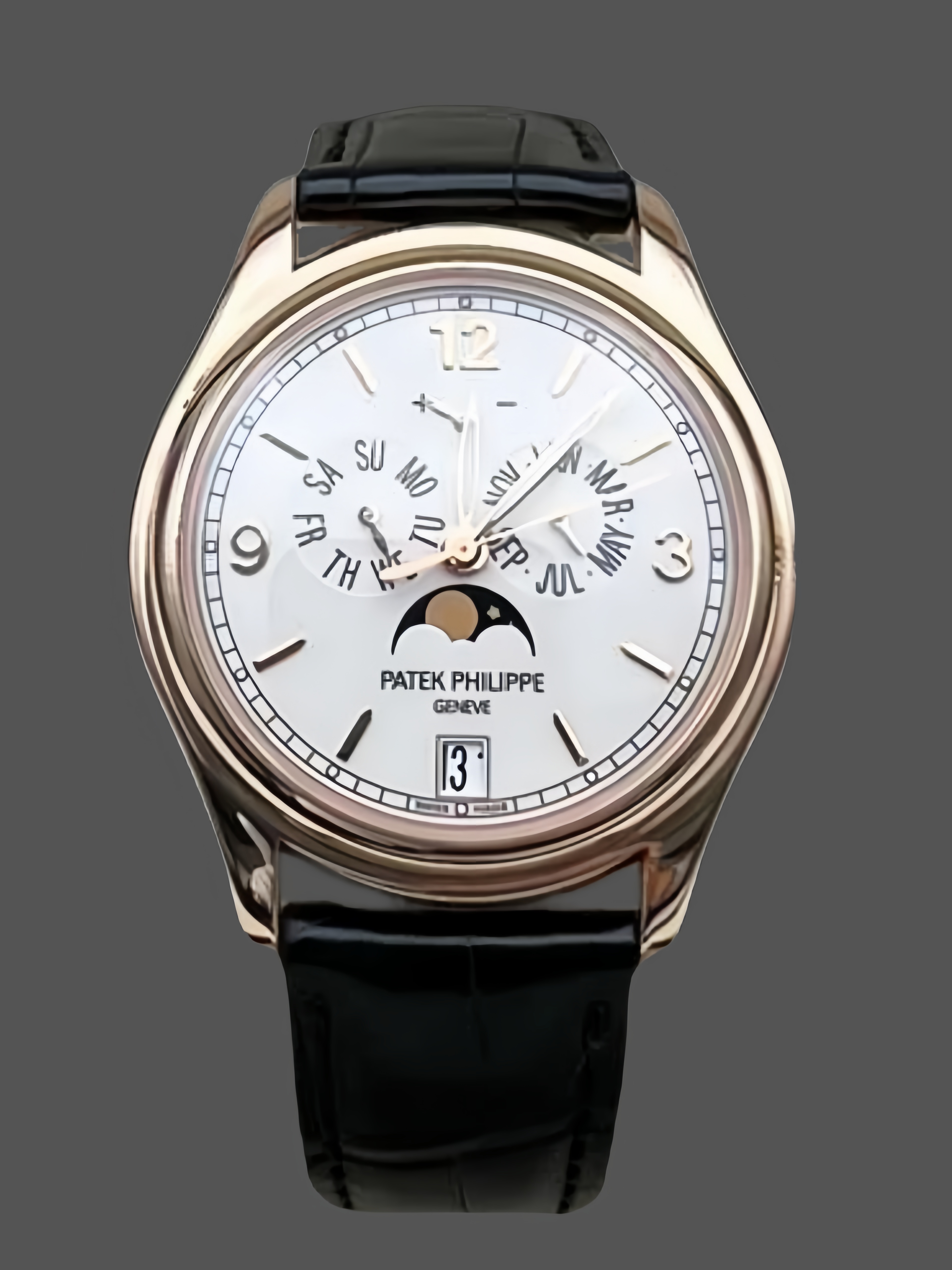 Patek Philippe 5146R Super clone Complications Yellow Gold Round Watch