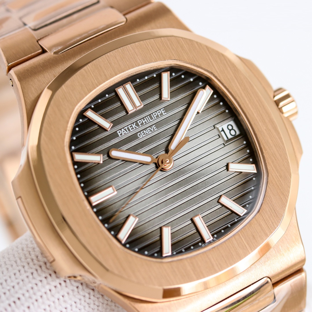 5711 Olive Green Super Clone | Rose Gold Vintage Dial