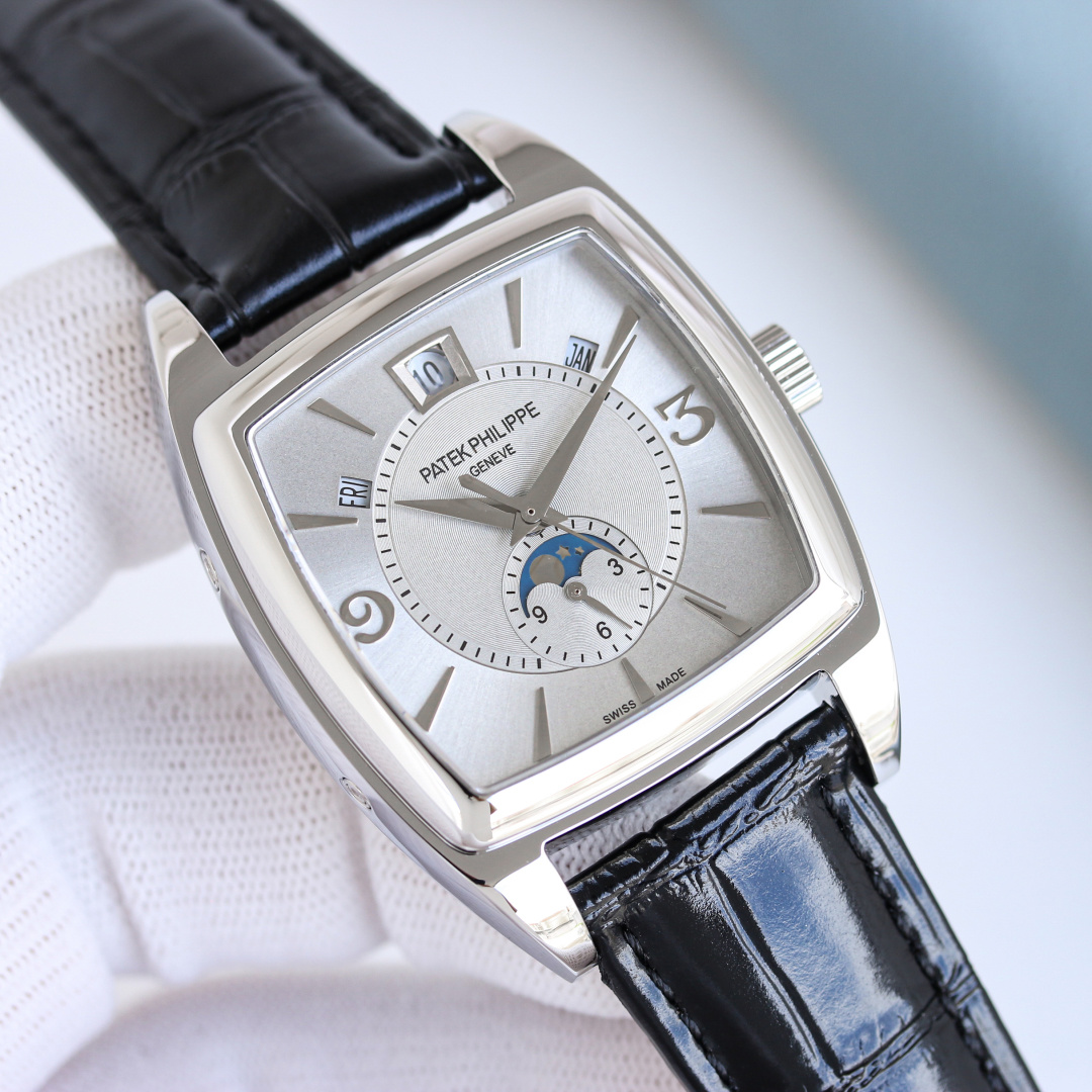 5135G-001 Super Clone | Gondolo Calendario White Gold Annual Calendar