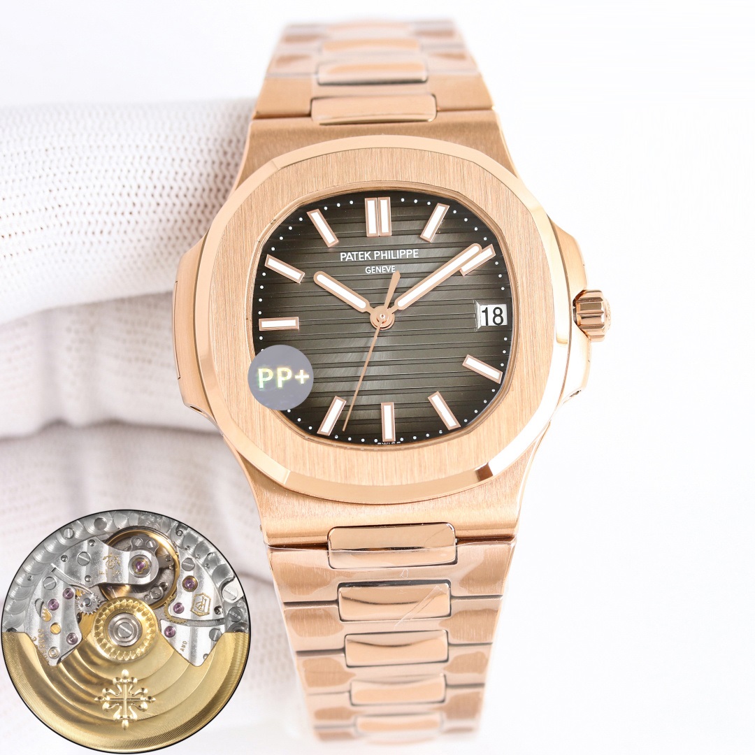 5711 Olive Green Super Clone | Rose Gold Vintage Dial