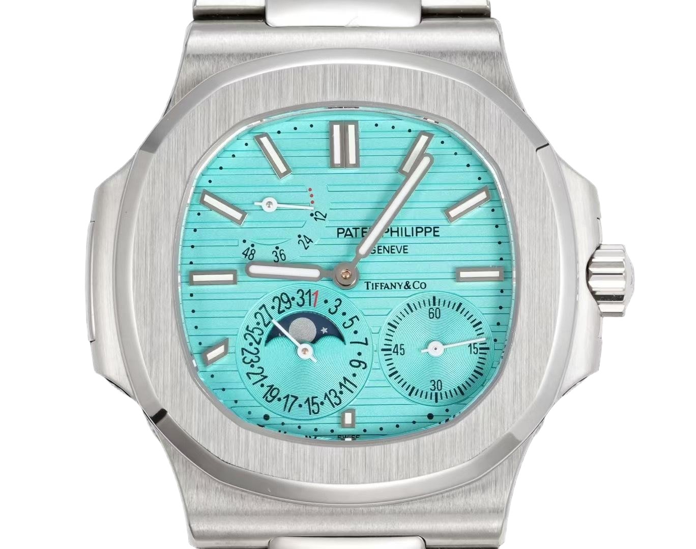 Super clone 5712 watch – Pastel‑Blue Micro‑Rotor Edition