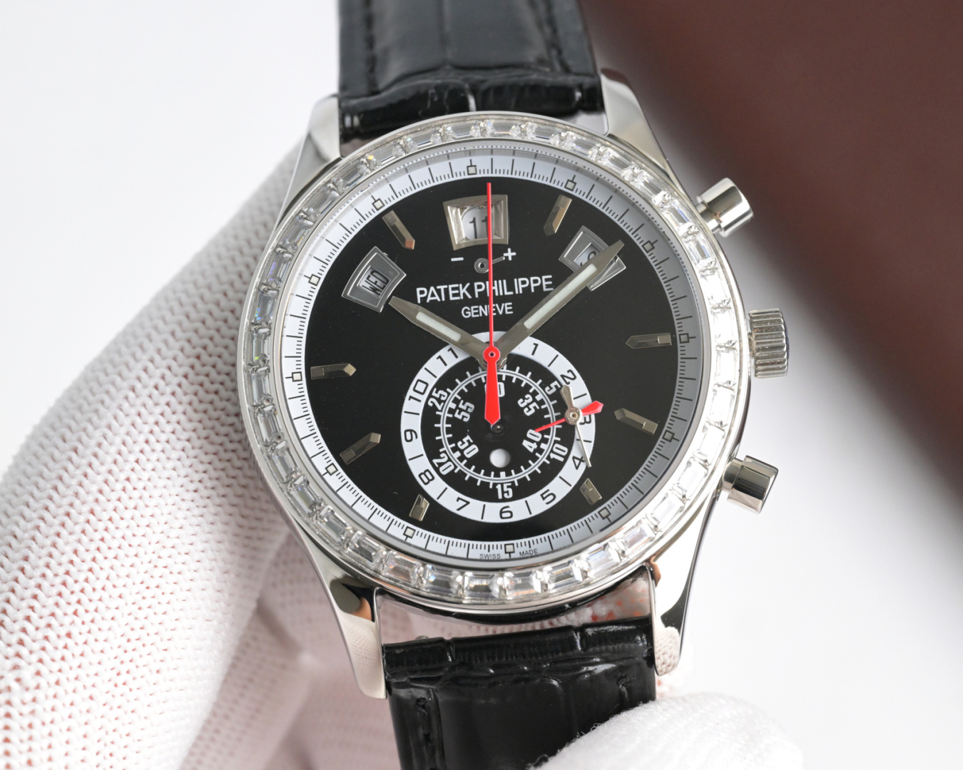 Luxury Super Clone 5961P-001 Platinum Black Dial Watch