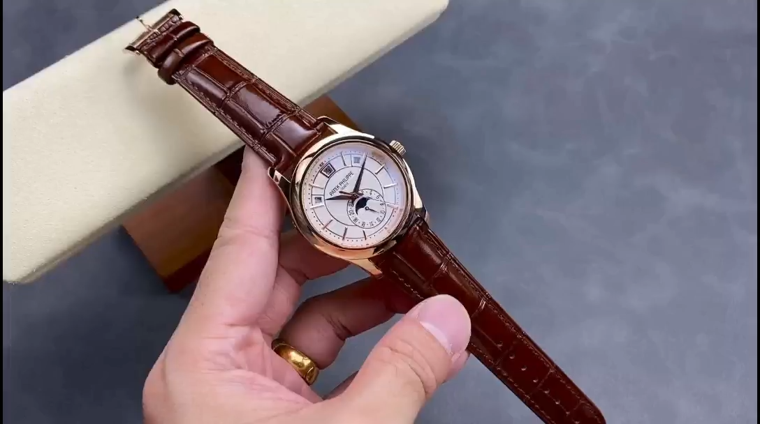 Luxury White Gold Complications Perpetual Calendar Timepiece for Gentlemen