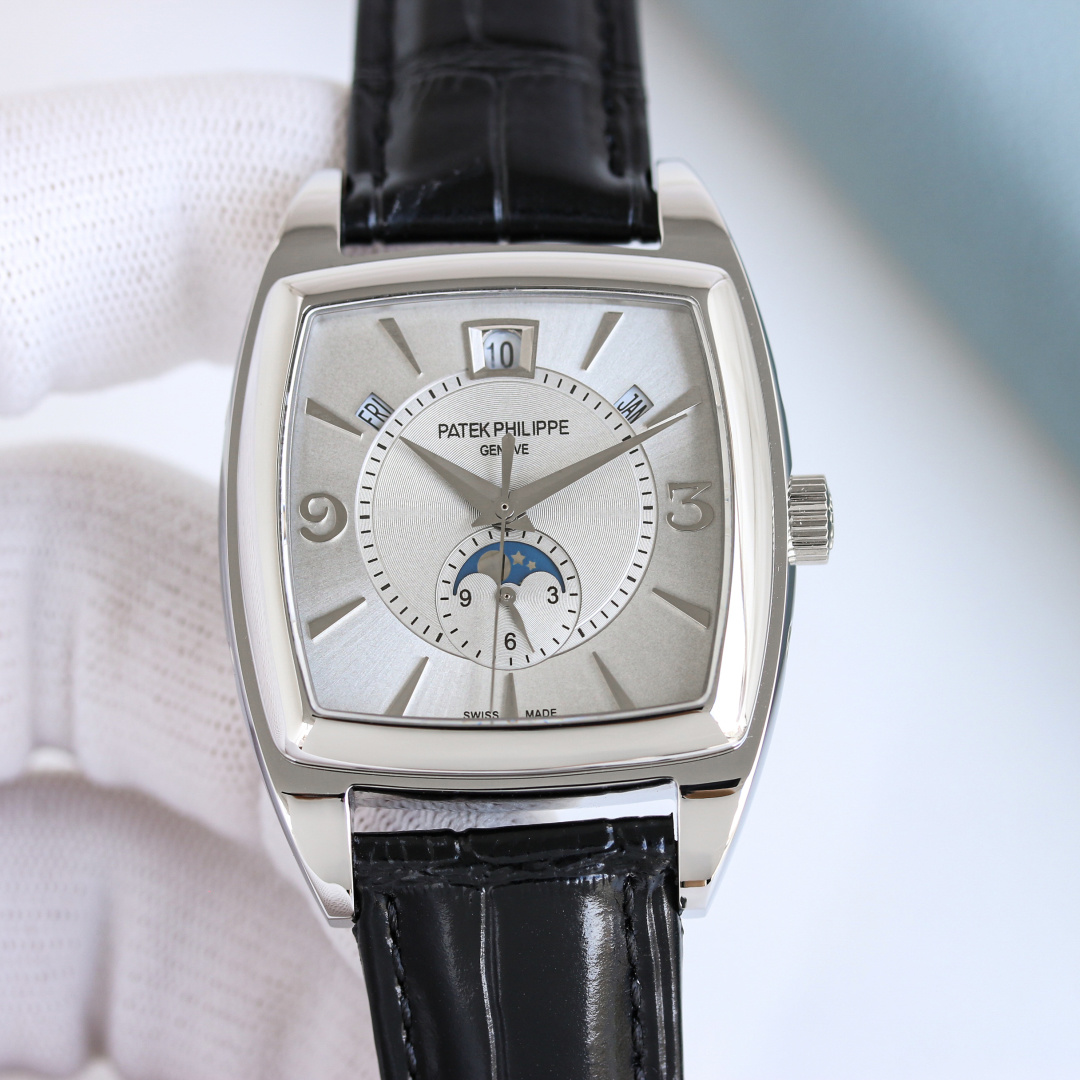 5135G-001 Super Clone | Gondolo Calendario White Gold Annual Calendar