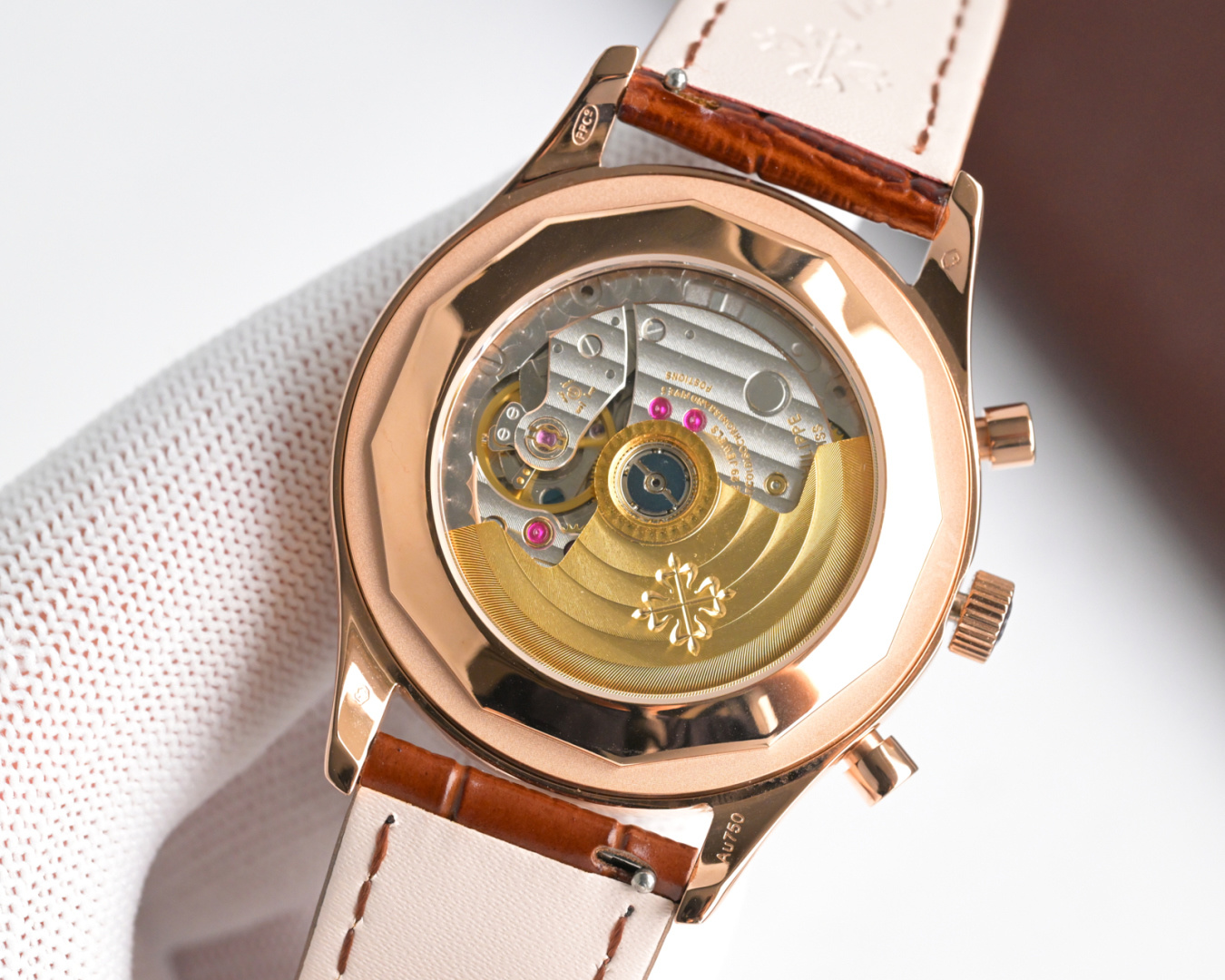 Luxury Super Clone 5961R-011 Silver Dial Rose Gold Watch