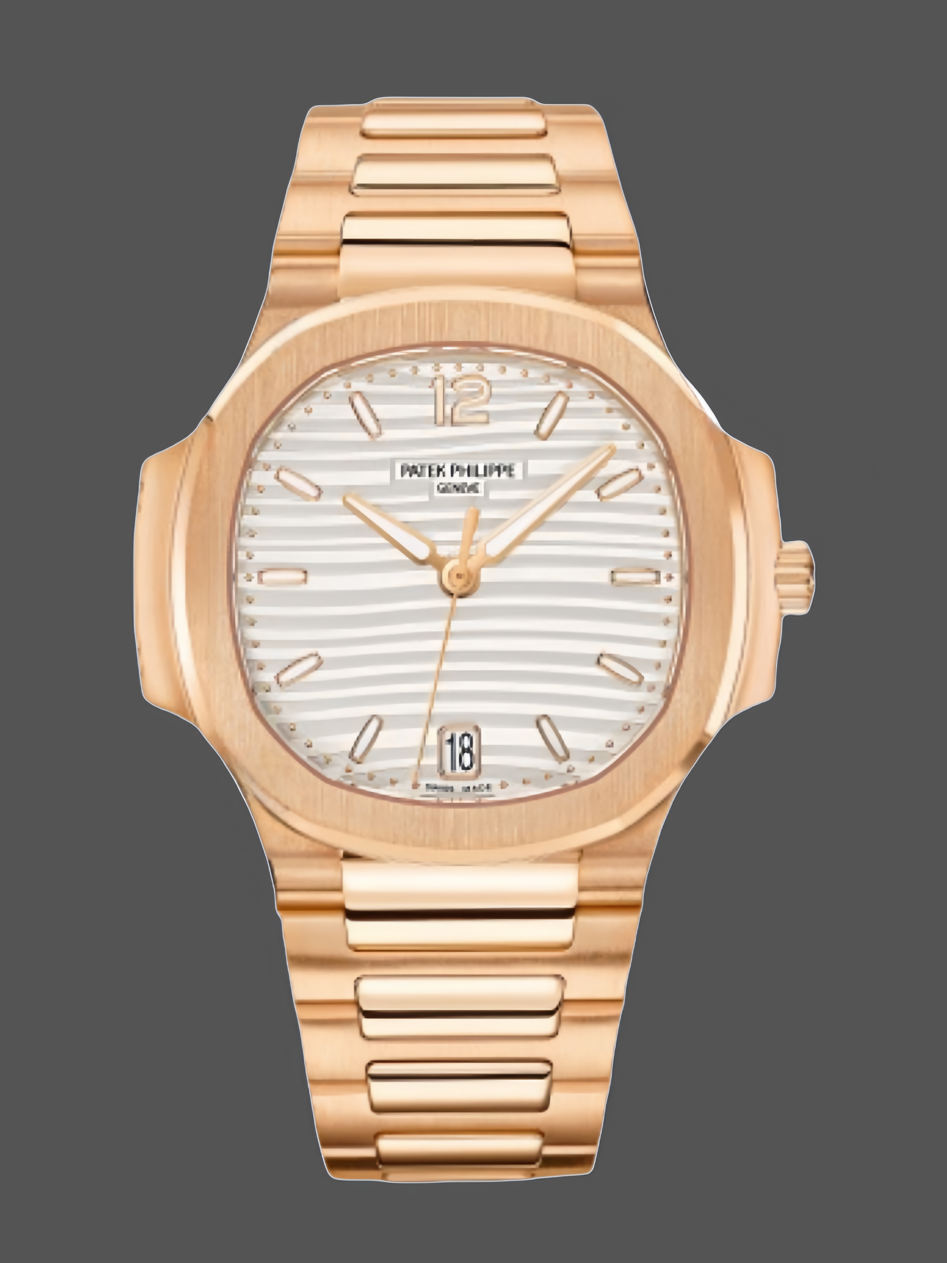 Nautilus 7118‑1R‑001 Super Clone Titanium Gold Mens Sport‑Luxury Wristwatch