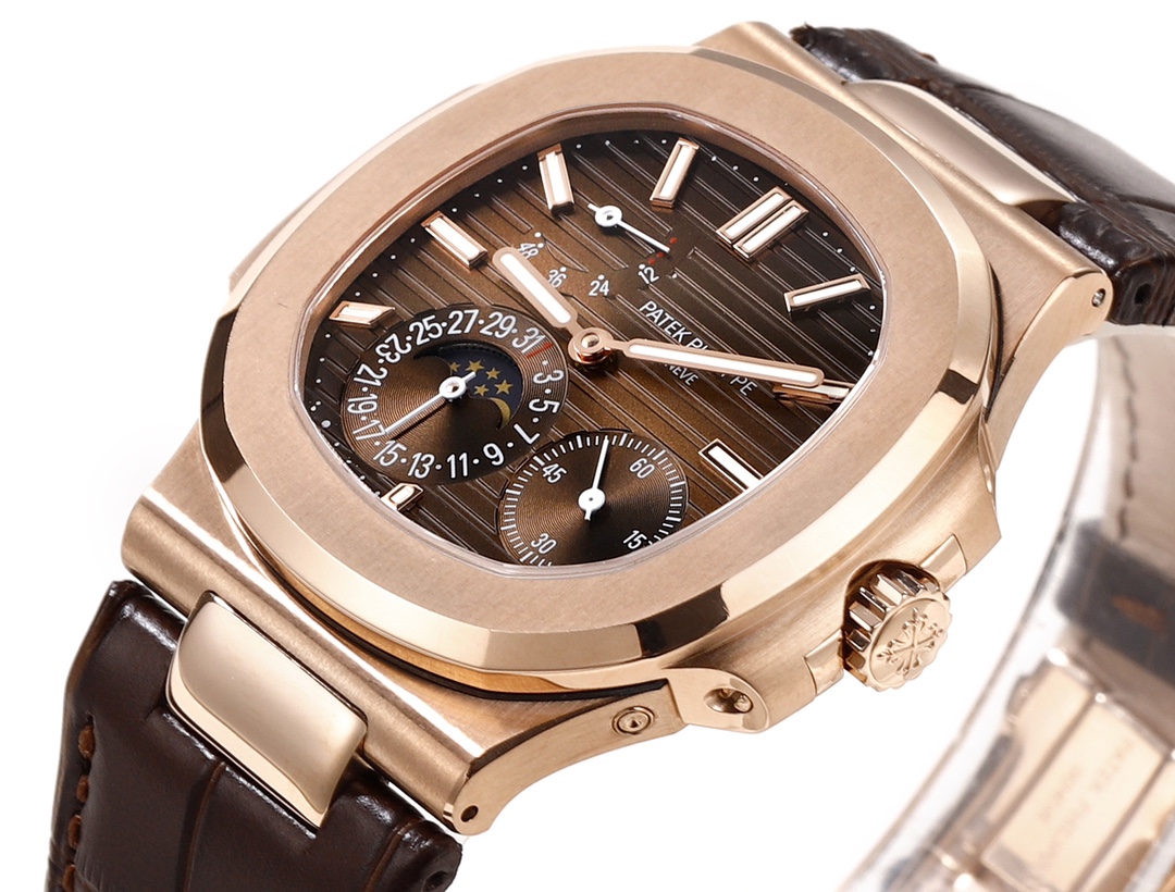Nautilus 5712 Super Clone – 5712GR 001 Rose Gold Round Watch
