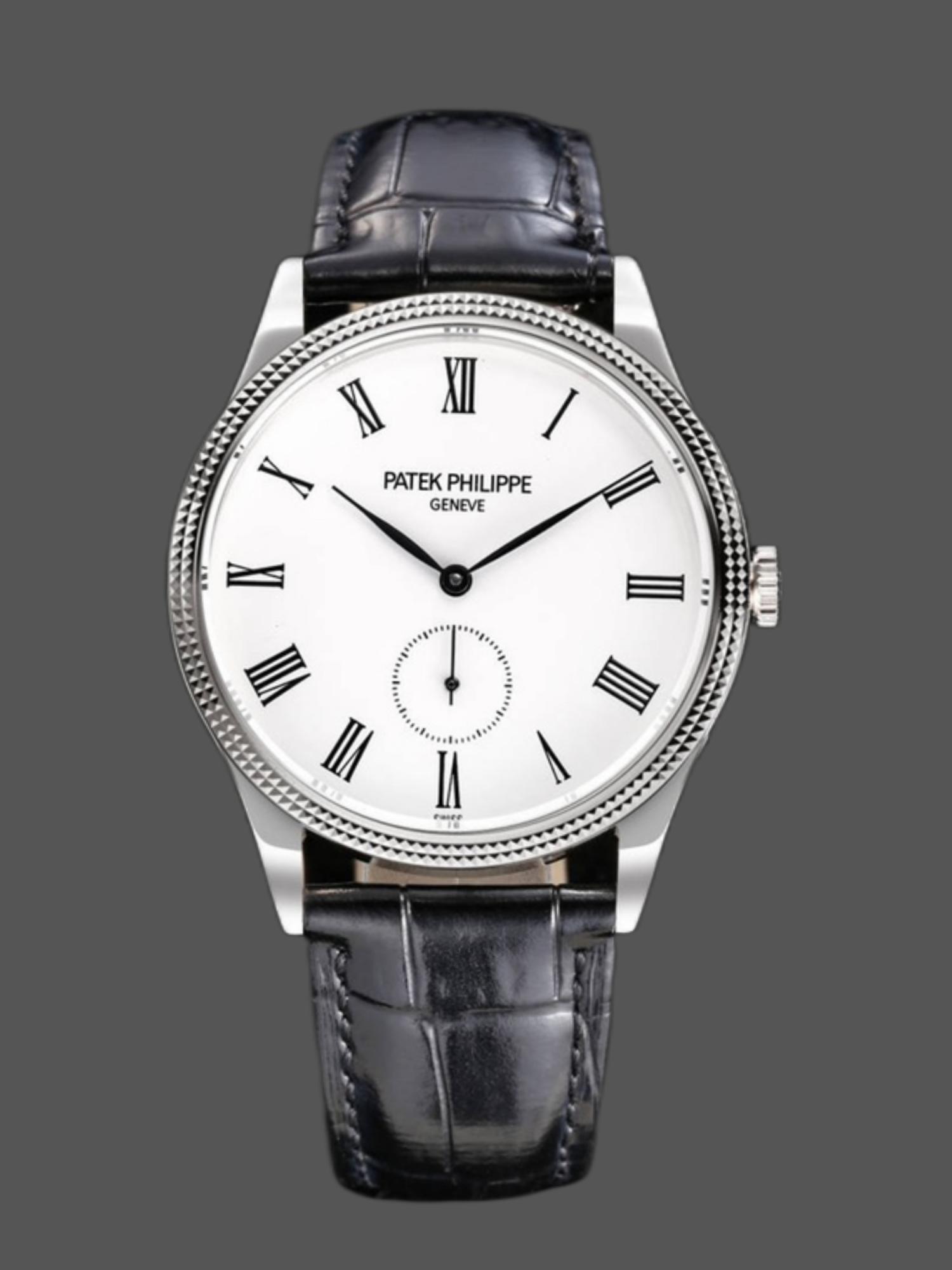 Patek Philippe 5119G‑001 Super Clone White Gold Calatrava Unisex Dress Watch