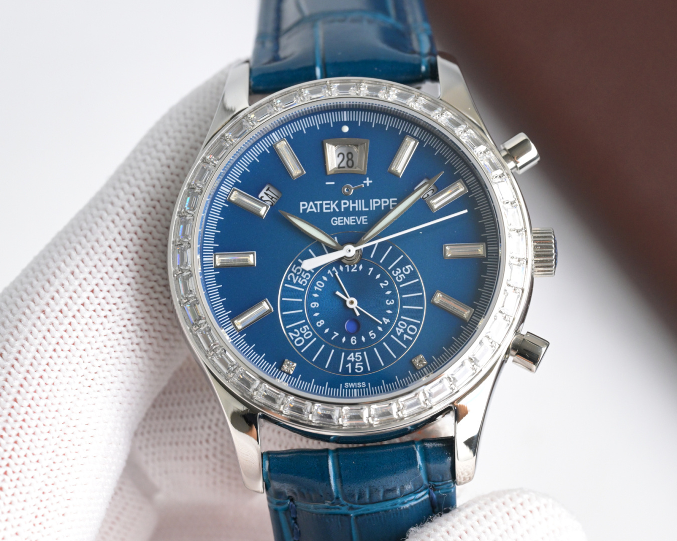 Luxury Super Clone 5961P-001 Platinum Blue Dial Watch