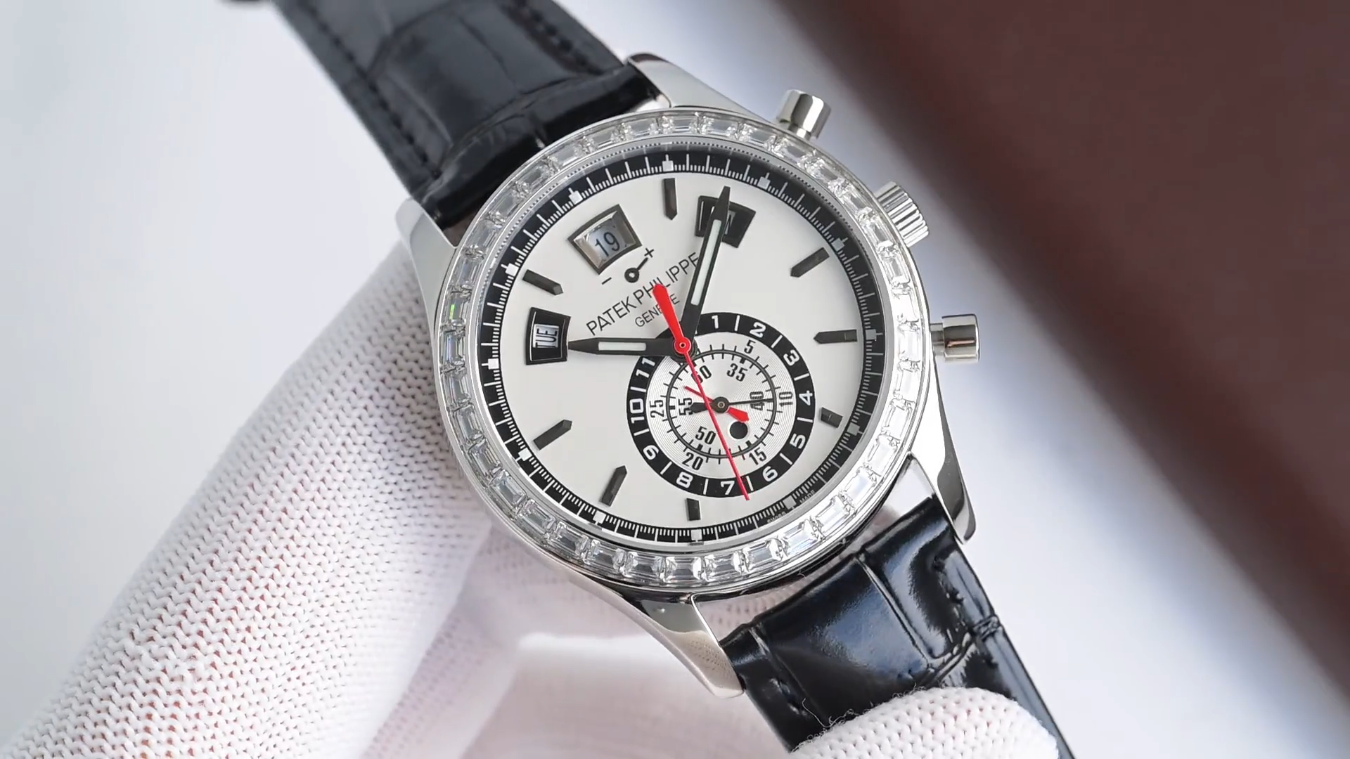 Luxury Super Clone 5961P-001 Platinum White Dial Watch