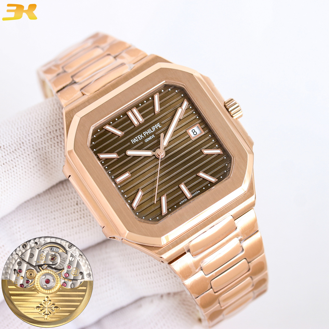 Square Nautilus-inspired 5821 Rose Gold Super Clone