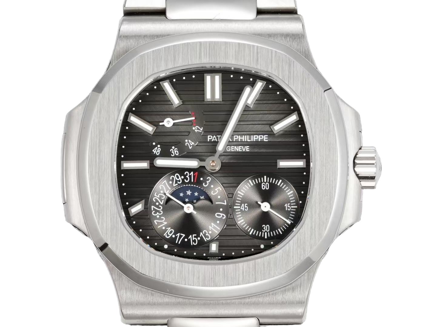Super clone 5712 Watch – Black Dial Elegance