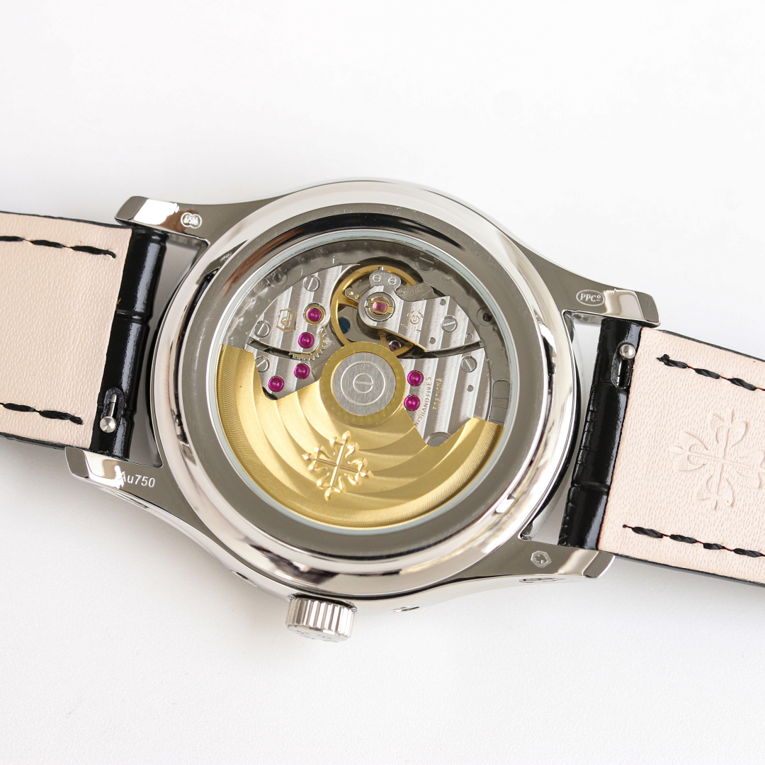 Blue Dial Annual Calendar Moonphase with Diamond Bezel | 18K White Gold Haute Joaillerie