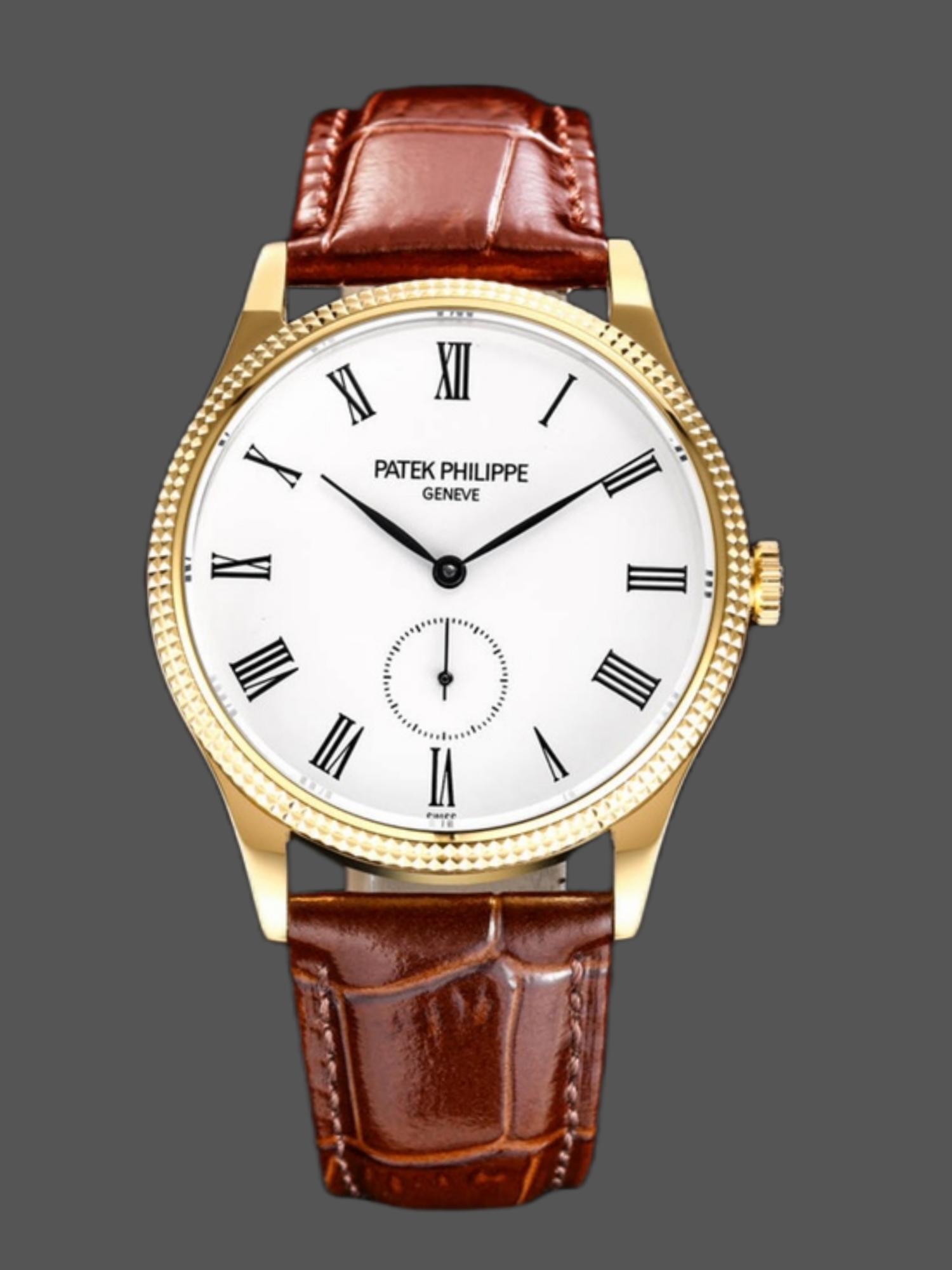 Patek Philippe 5119G‑001 Super Clone Yellow Gold Calatrava Unisex Watch