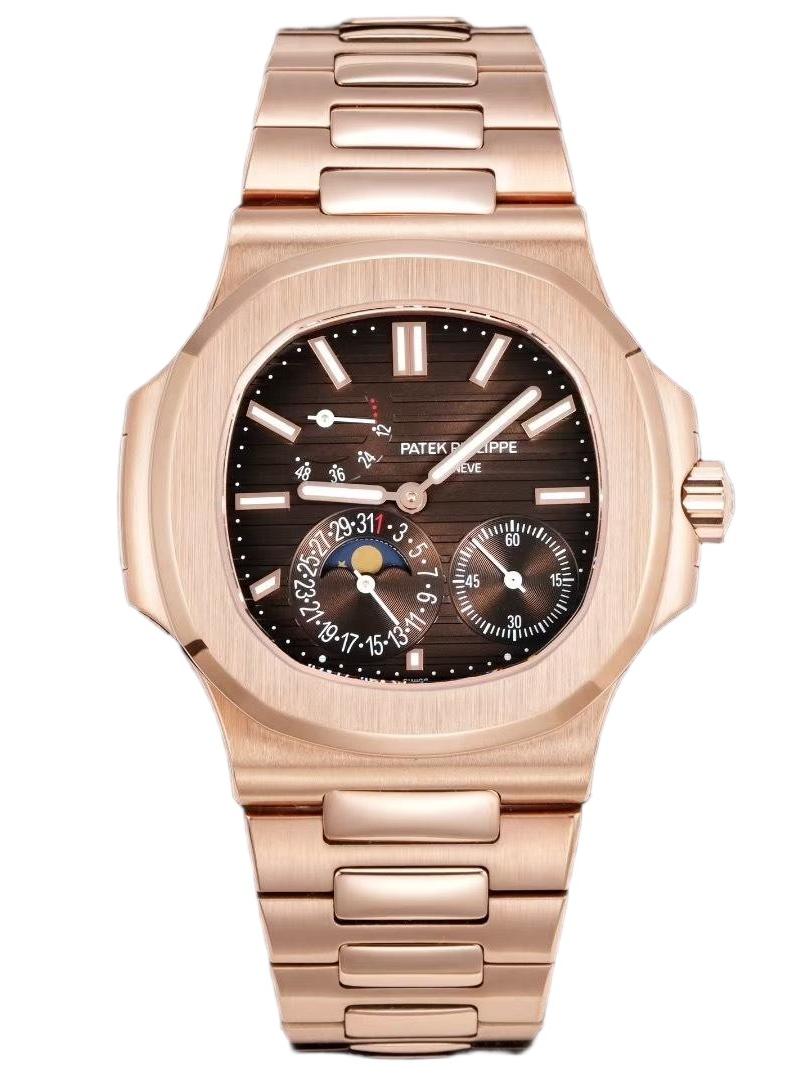 5712 Super Clone Watch – Full Rose Gold Brown‑Dial Edition