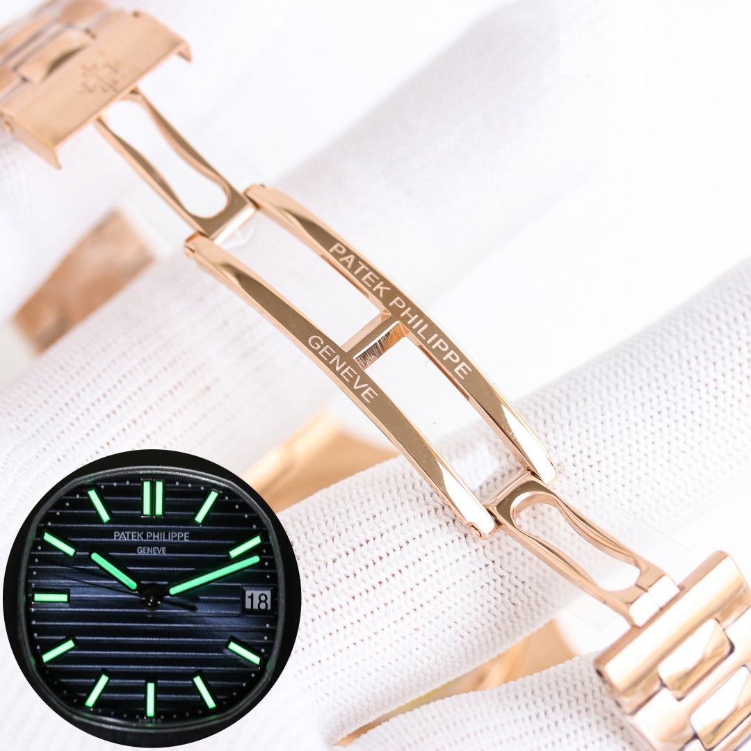 5711 Olive Green Super Clone | Rose Gold Vintage Dial