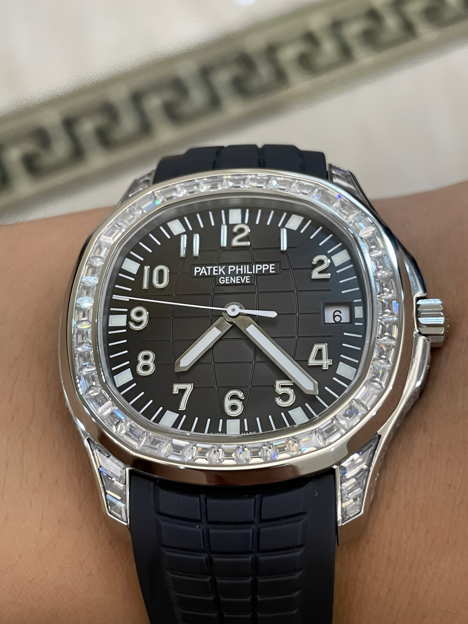 Patek Philippe Aquanaut 5167 300G 010 Super Clone Multi-Tone Dial Mens Watch