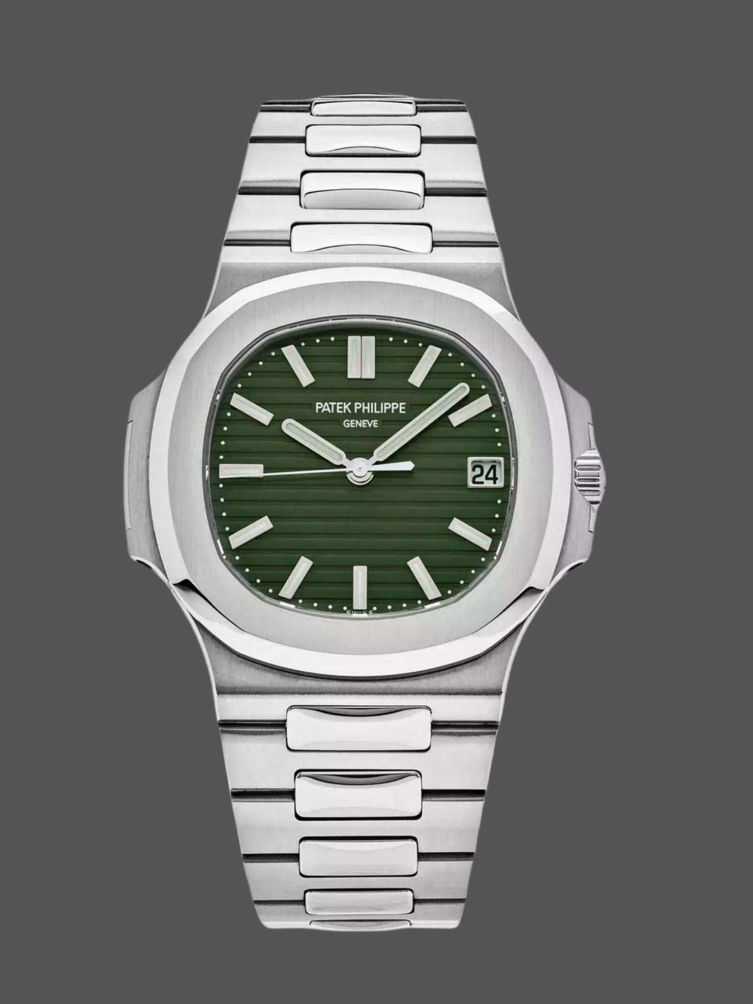 Nautilus 5711 Super clone – 40mm Green Dial Titanium Mens Analog Watch