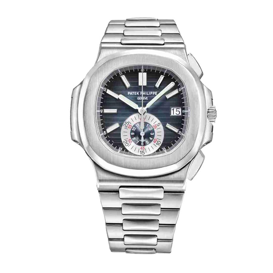 5980‑1A‑001 Super Clone 40MM Black Dial 904L Steel Chronograph Mens Watch