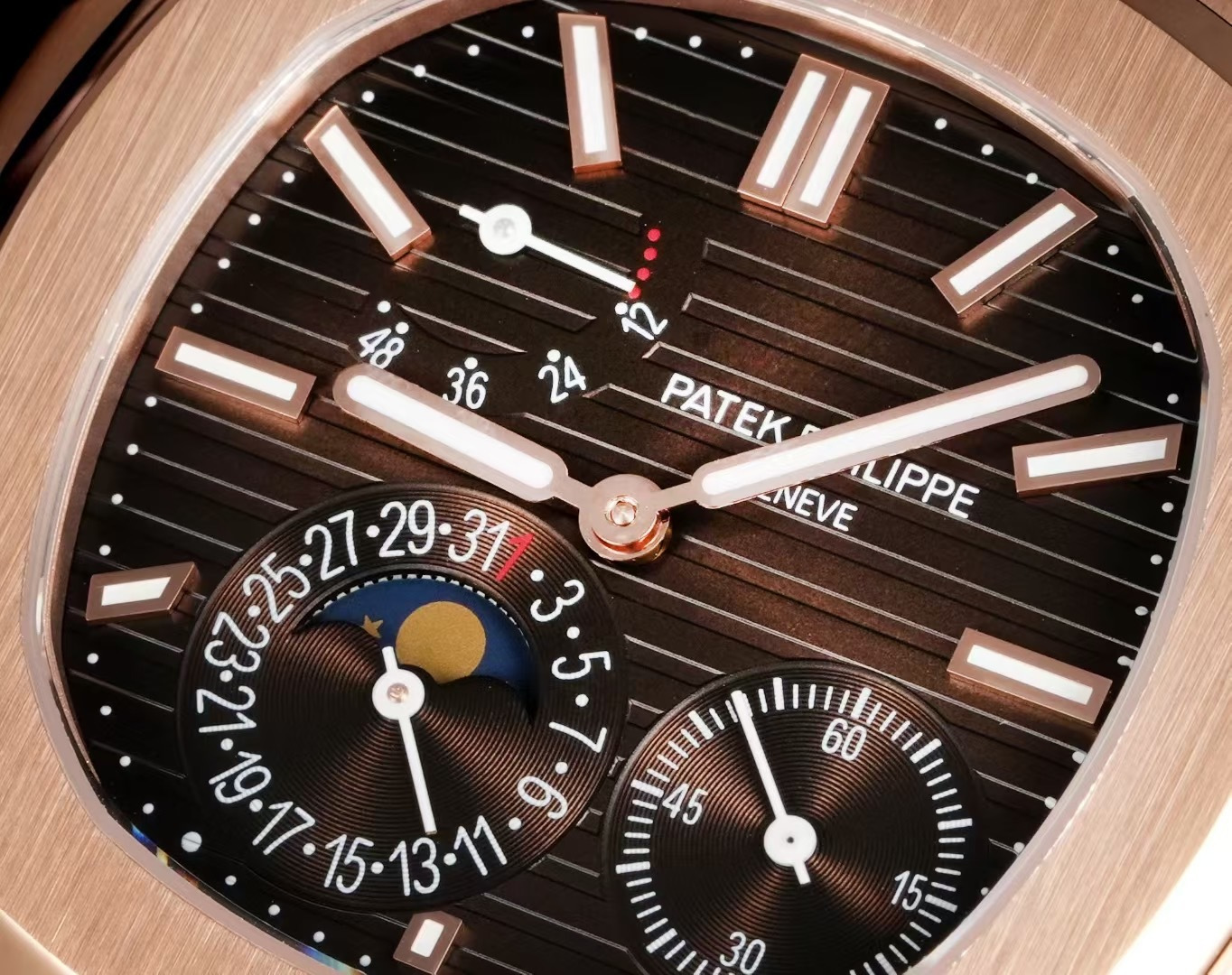 5712 Super Clone Watch – Full Rose Gold Brown‑Dial Edition