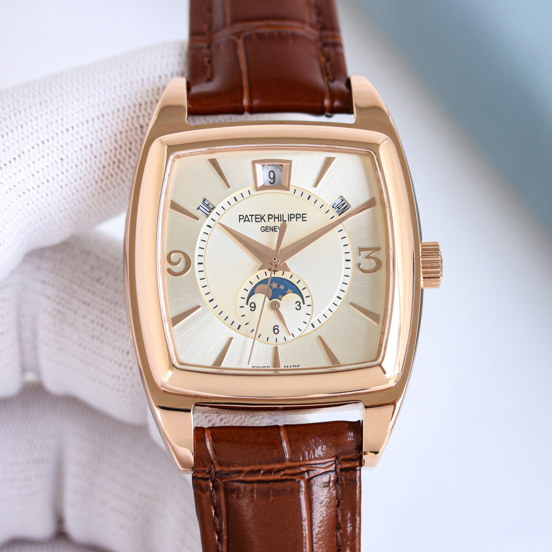 5135R-001 Super Clone | Rose Gold Annual Calendar & Cream Dial
