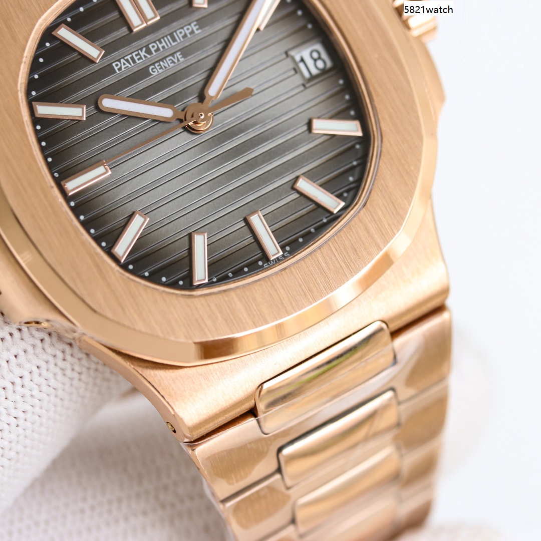 5711 Olive Green Super Clone | Rose Gold Vintage Dial