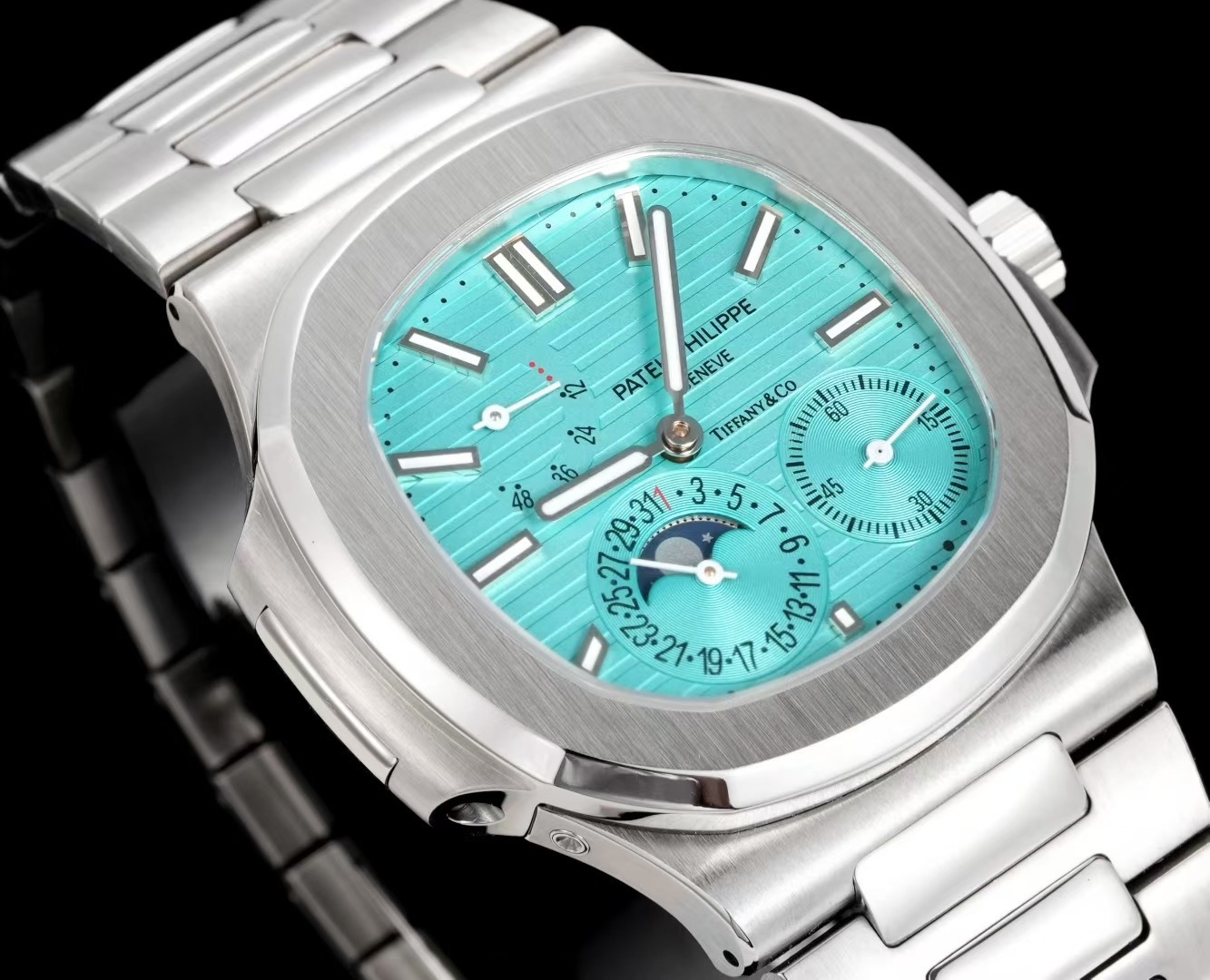 Super clone 5712 watch – Pastel‑Blue Micro‑Rotor Edition