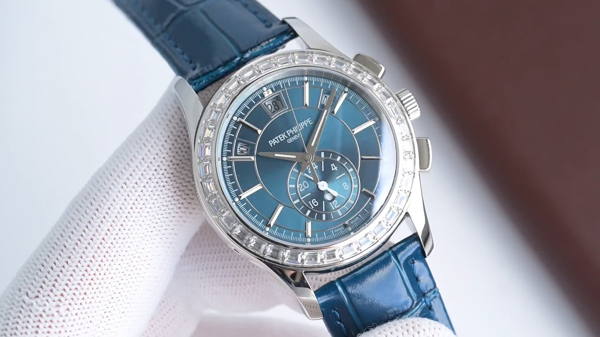 Luxury Super Clone 5905R-010 Rose Gold Blue Dial Watch
