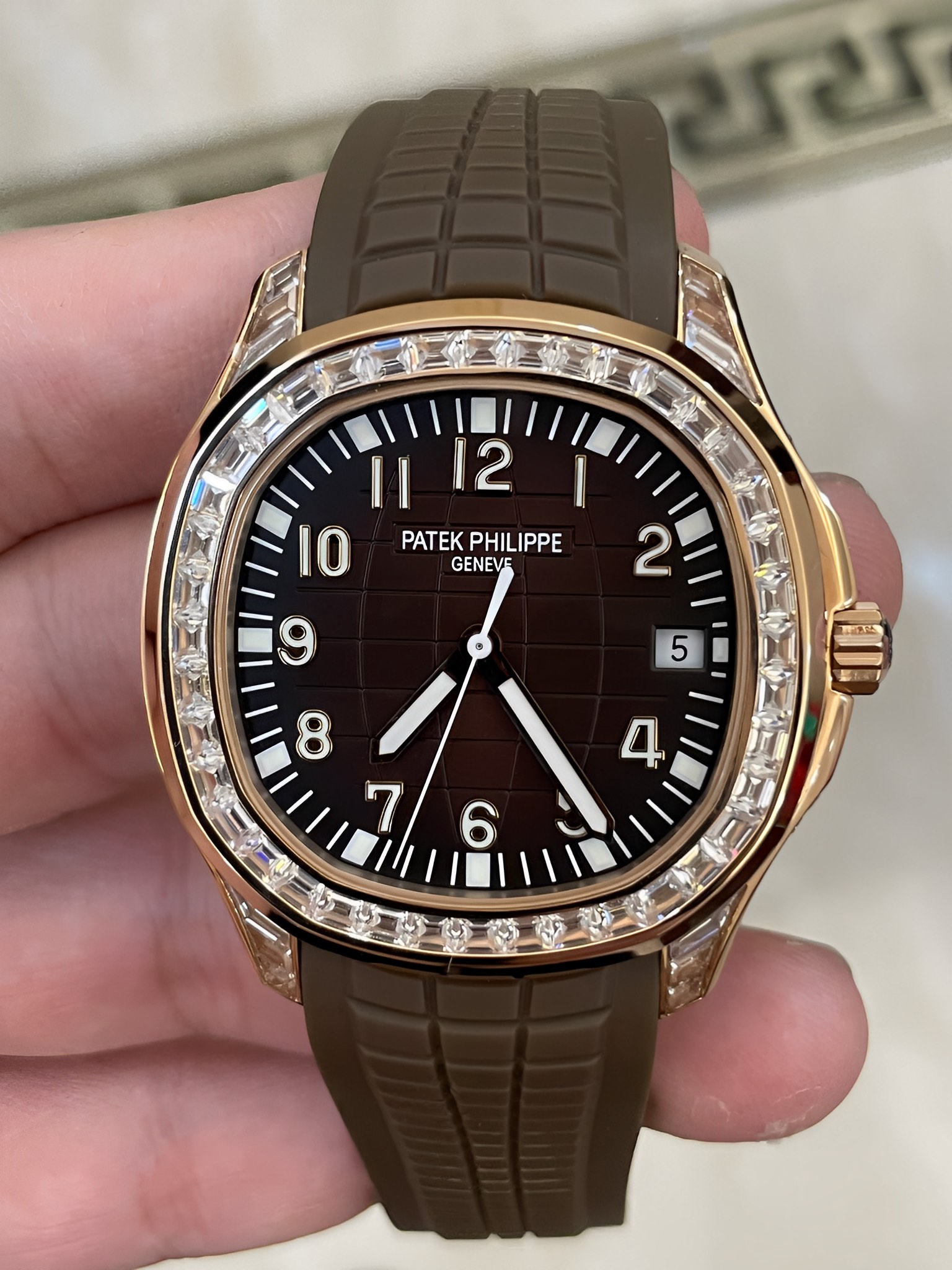Patek Philippe Aquanaut 5167 300G 010 Super Clone Multi-Tone Dial Mens Watch