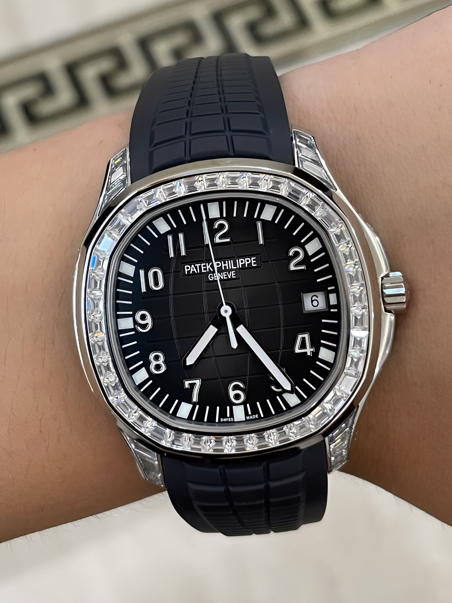 Patek Philippe Aquanaut 5167 300G 010 Super Clone Multi-Tone Dial Mens Watch