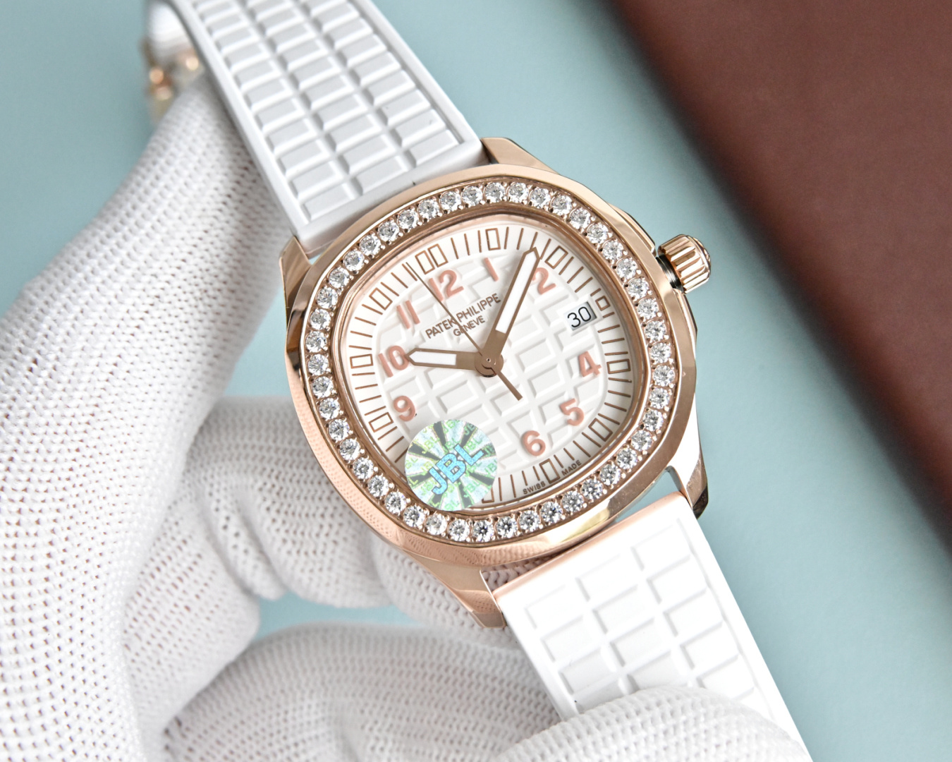 Rose Gold Diamond-Bezel 5067A Watch Super Clone for Women
