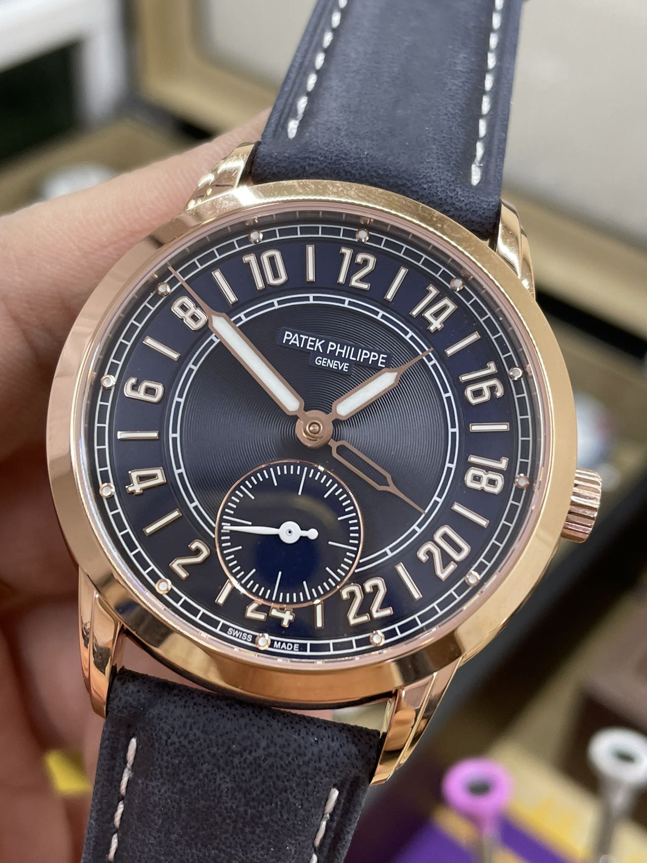 Patek Philippe 5224R 001 Super Clone Complications Blue Dial Watch