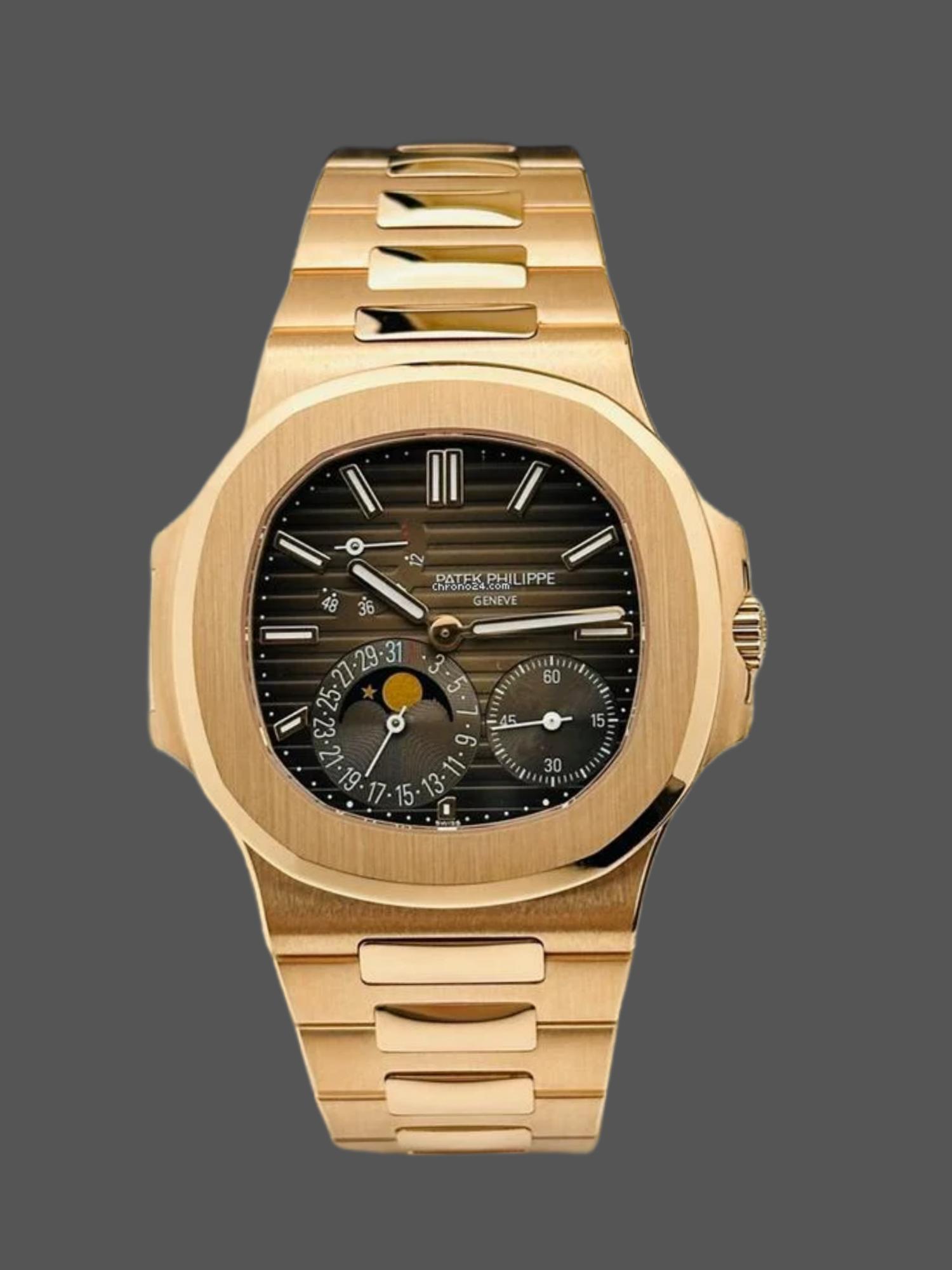 Nautilus 5712 Super Clone 40mm Gold‑Tone Titanium Stainless Steel Luxury Watch