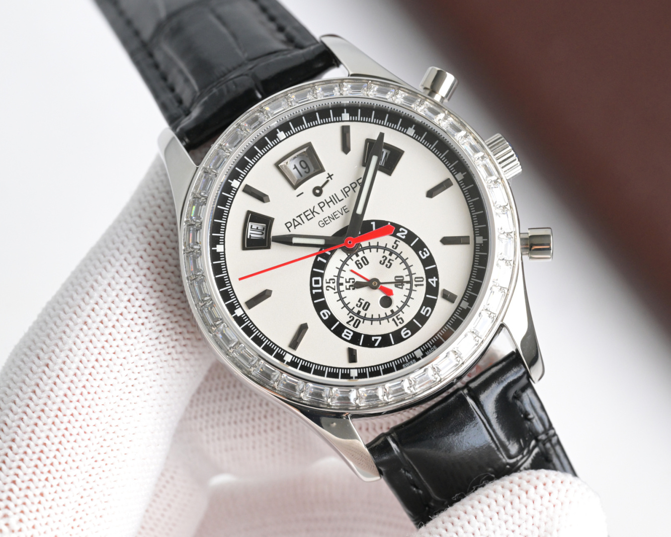 Luxury Super Clone 5961P-001 Platinum White Dial Watch