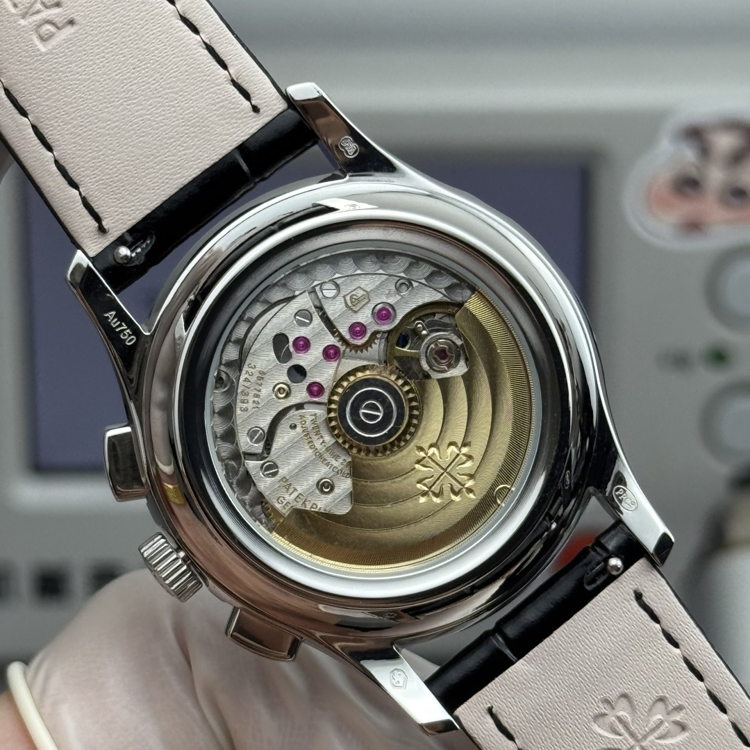 5960/01G-001 Super Clone | White Gold Annual Calendar Chronograph