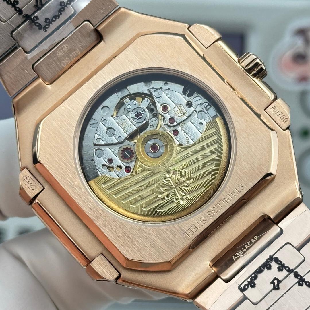 Square Nautilus-inspired 5821 Rose Gold Super Clone