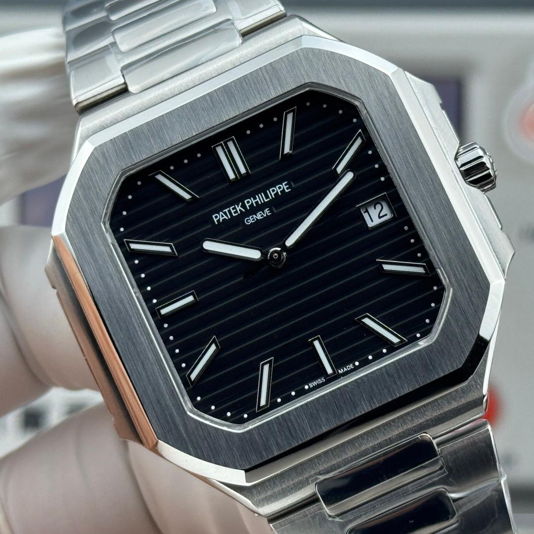 Square Nautilus-inspired 5821 Navy Dial Full Steel Super Clone