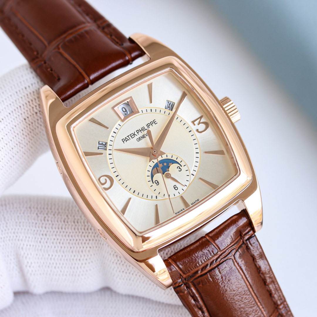 5135R-001 Super Clone | Rose Gold Annual Calendar & Cream Dial